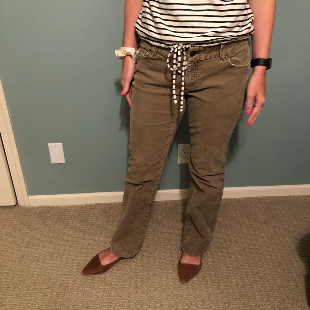 Boot cut corduroys